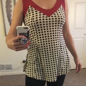 Soft, fit and flare tank
